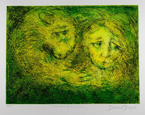 Wombat and Europa von David Boyd, Druck kaufen auf Singulart