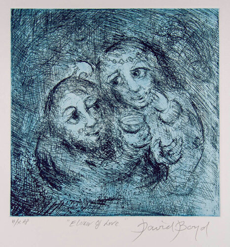 Elixir of Love (Blue) von David Boyd, Druck kaufen auf Singulart