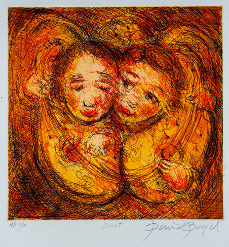 Duet von David Boyd, Druck kaufen auf Singulart