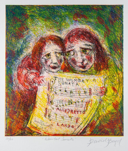 Wombat Sonata by David Boyd, Print for Sale on Singulart
