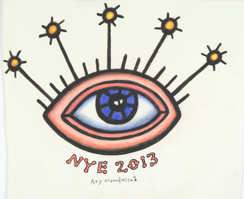NYE 2013 van Chris O'Doherty, Werk op papier te koop op Singulart