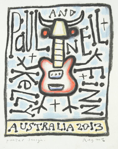 Poster Design di Chris O'Doherty, Opera su carta in vendita su Singulart