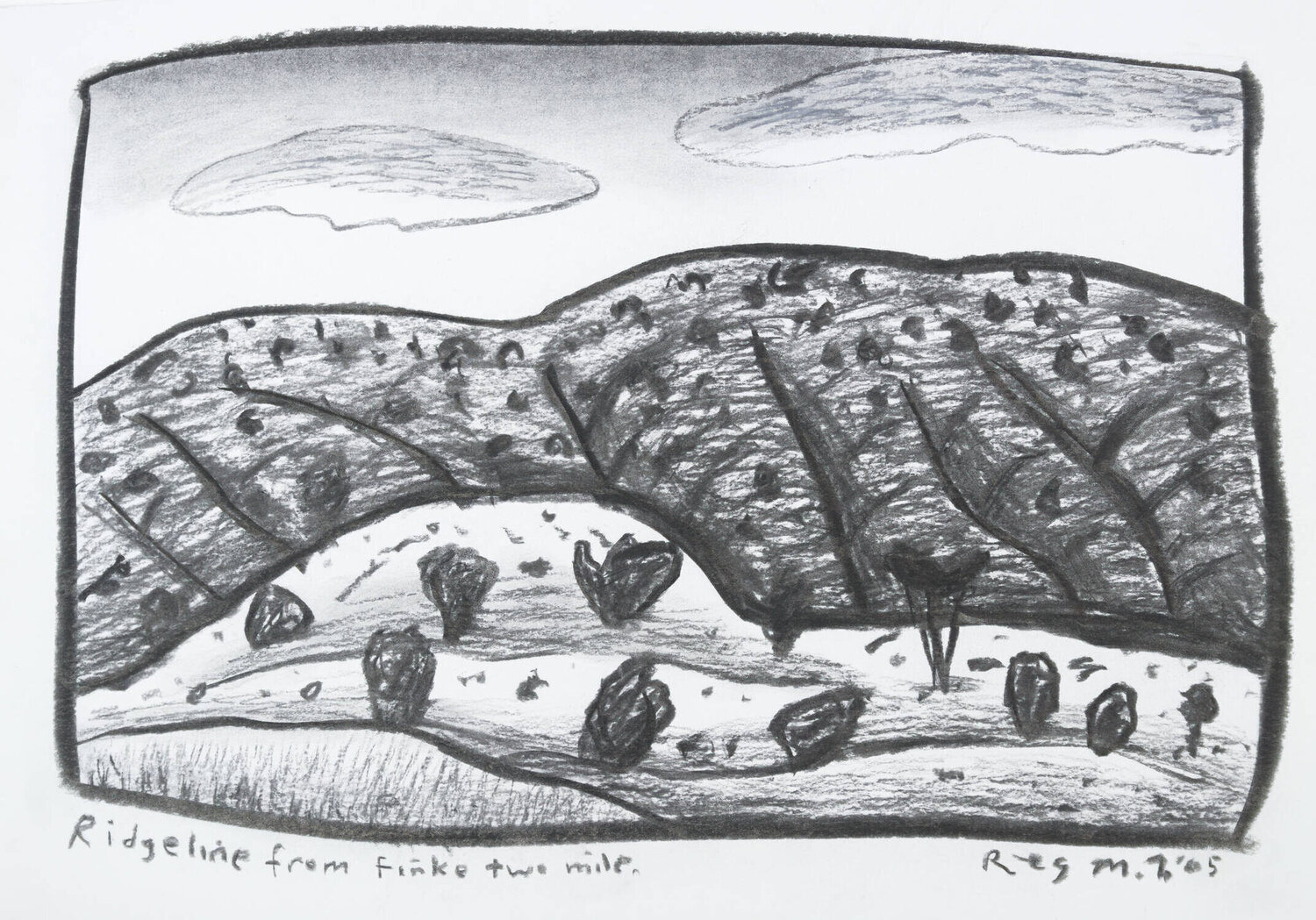 Ridgeline from Finke Two Mile Chris O'Doherty