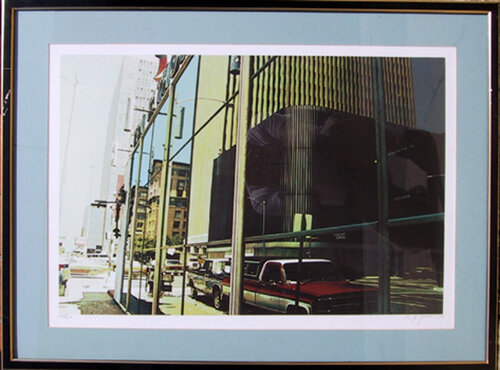 Downtown Houston van Ching Jang Yao, Afdruk te koop op Singulart