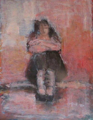 Accroupie di José van Gool, Pittura in vendita su Singulart