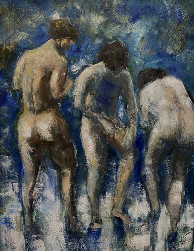 Boys di José van Gool, Pittura in vendita su Singulart