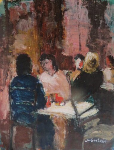 Bar Scene #2 de José van Gool, Obra en papel a la venta en Singulart