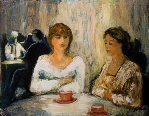 Meeting by José van Gool, Painting for Sale on Singulart