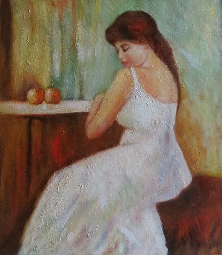 2 Pommes van José van Gool, Schilderij te koop op Singulart