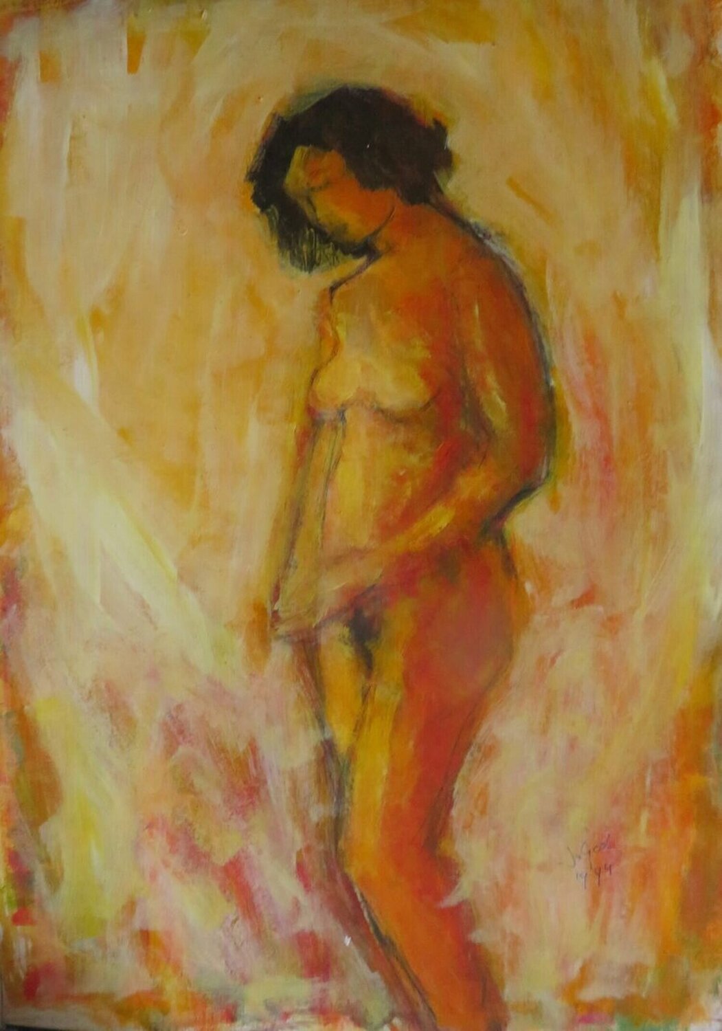 Orange Nude José van Gool