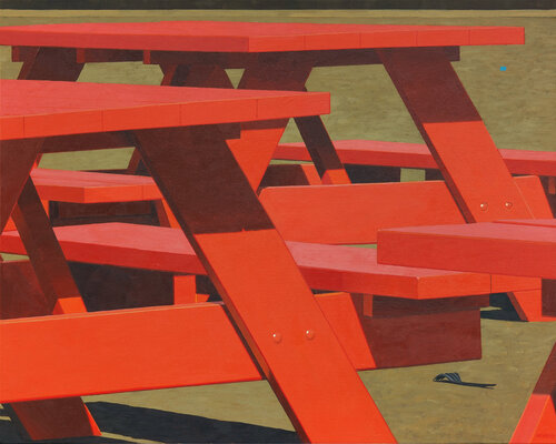 Picnic Tables von Michael Ward, Malerei kaufen auf Singulart