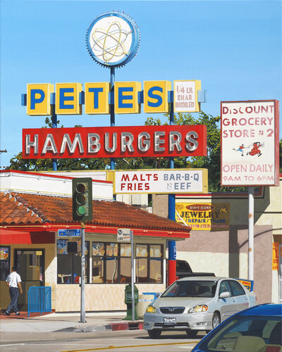 Pete's Hamburgers von Michael Ward, Malerei kaufen auf Singulart