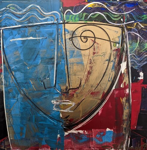 Visiones by Orlando Agudelo-Botero, 회화 for Sale on Singulart