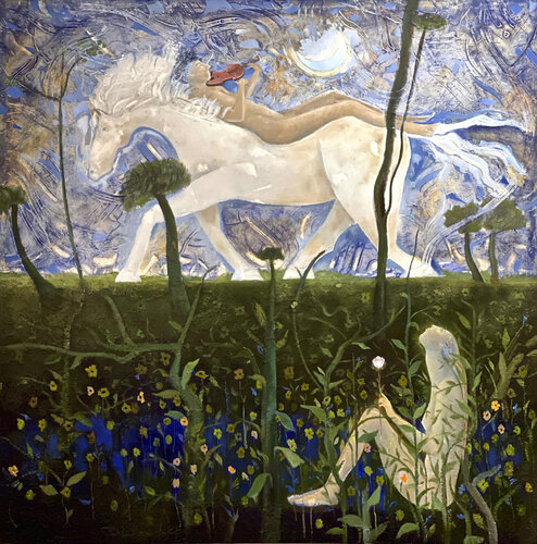 Lyrical Poetry by Orlando Agudelo-Botero, 회화 for Sale on Singulart