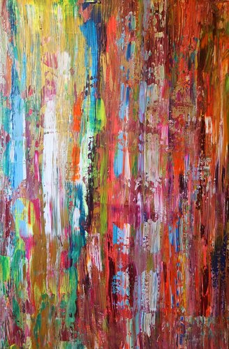 SPRING RAIN von Valda Marina Kalous, Malerei kaufen auf Singulart