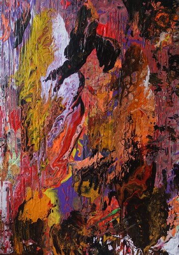 ILLUSION WATERFALL van Valda Marina Kalous, Schilderij te koop op Singulart