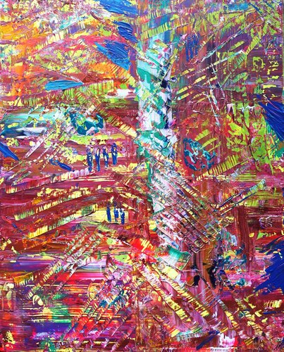 LIFE IS WHAT YOU GET de Valda Marina Kalous, Pintura a la venta en Singulart