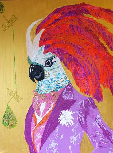 MONSEIGNEUR PAPAGENO di Valda Marina Kalous, Pittura in vendita su Singulart