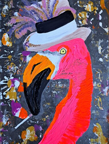 CHAMPAGNE LIFE van Valda Marina Kalous, Schilderij te koop op Singulart