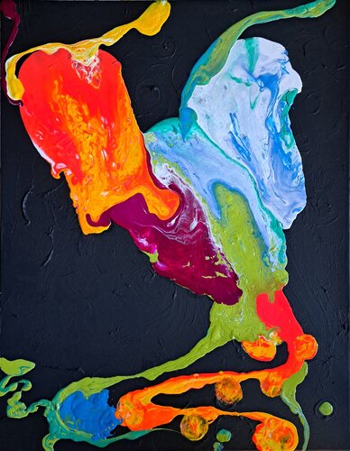 DRIPPING LOVE von Valda Marina Kalous, Malerei kaufen auf Singulart