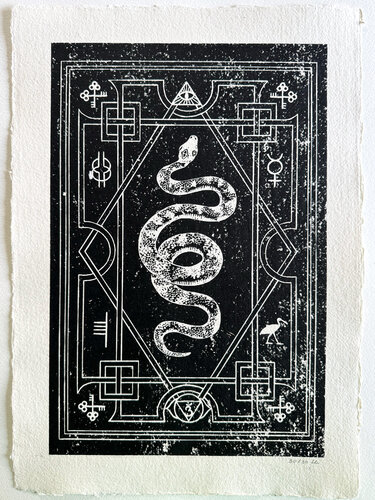Symbols of Wisdom by Yulia Babanova, Print for Sale on Singulart