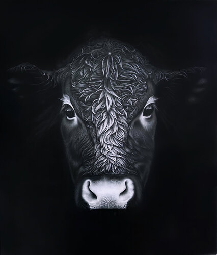 Cattle van Rina Kostova, Schilderij te koop op Singulart