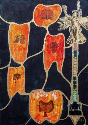 Wirbelnde Siegessäule di Christa Baisch, Pittura in vendita su Singulart