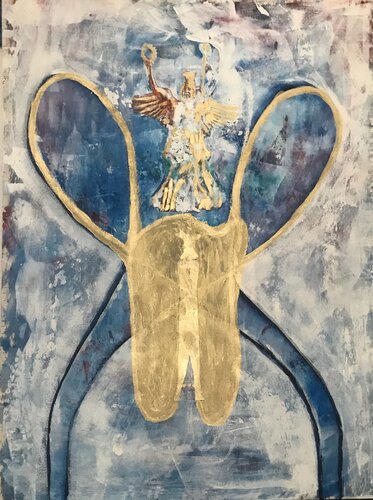 Goldene Leichtigkeit di Christa Baisch, Pittura in vendita su Singulart