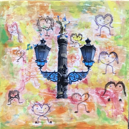 Engeltanz di Christa Baisch, Pittura in vendita su Singulart