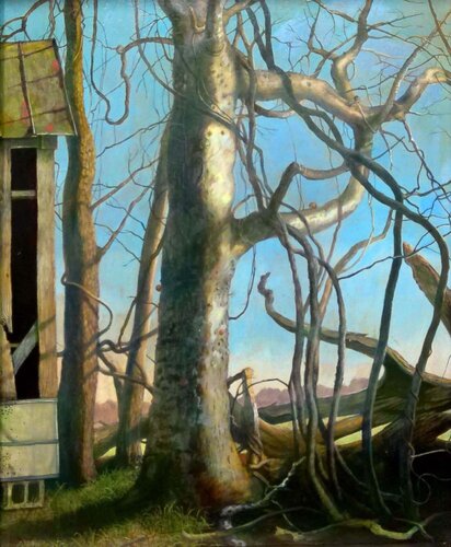 Hackberry Legend di Henryk Fantazos, Pittura in vendita su Singulart