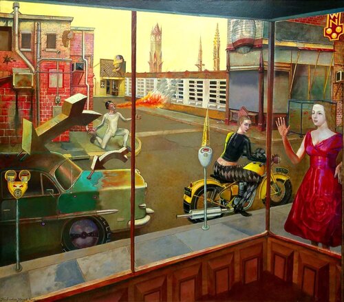 Fire-Breather van Henryk Fantazos, Schilderij te koop op Singulart