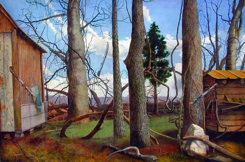 Abandoned Homestead by Henryk Fantazos, Painting for Sale on Singulart