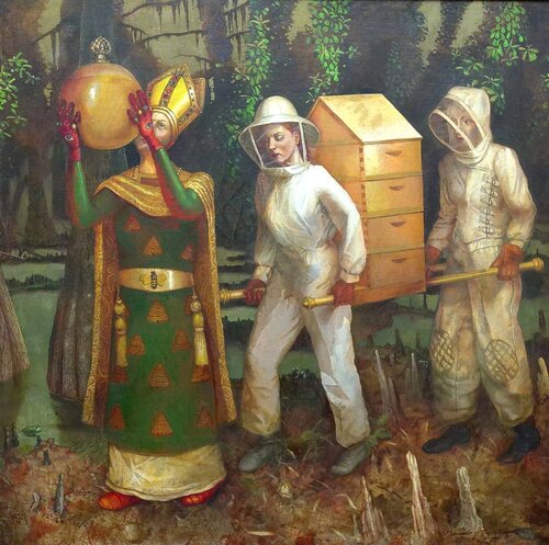 Tabernacle of Tupelo Honey van Henryk Fantazos, Schilderij te koop op Singulart