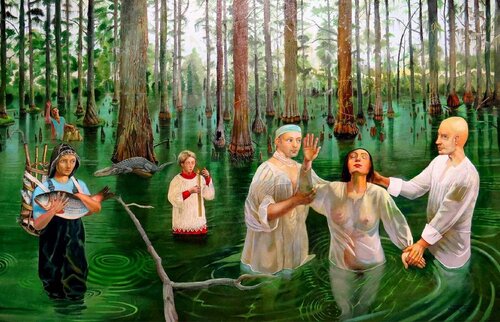 Swamp Water von Henryk Fantazos, Malerei kaufen auf Singulart