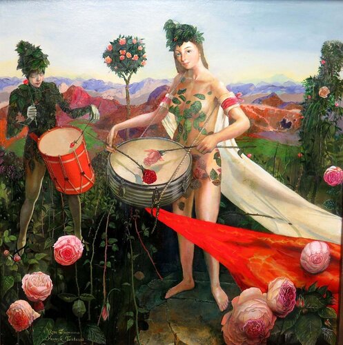 Rose Drummers von Henryk Fantazos, Malerei kaufen auf Singulart