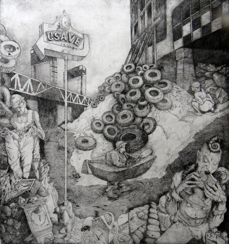 Hunchback's Canoe van Henryk Fantazos, Afdruk te koop op Singulart