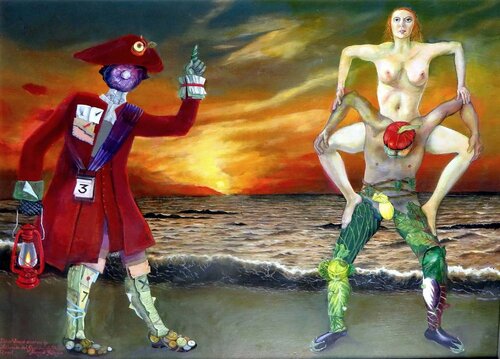 Tableau vivant “Alborada del Gracioso” by Henryk Fantazos, Painting for Sale on Singulart