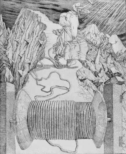 Tethered Wandering by Henryk Fantazos, Print for Sale on Singulart