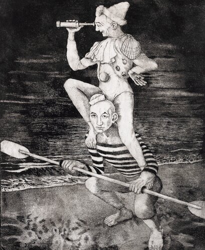 Land Ho! par Henryk Fantazos, Édition en vente sur Singulart