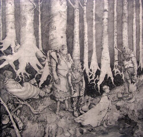 Ditch Dwellers by Henryk Fantazos, Print for Sale on Singulart
