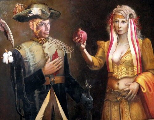 Captain of Autumn par Henryk Fantazos, Peinture en vente sur Singulart