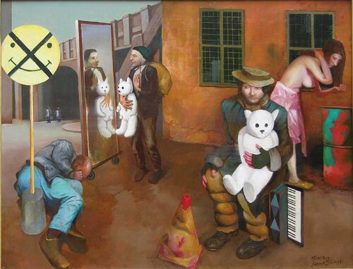 Free Toys par Henryk Fantazos, Peinture en vente sur Singulart