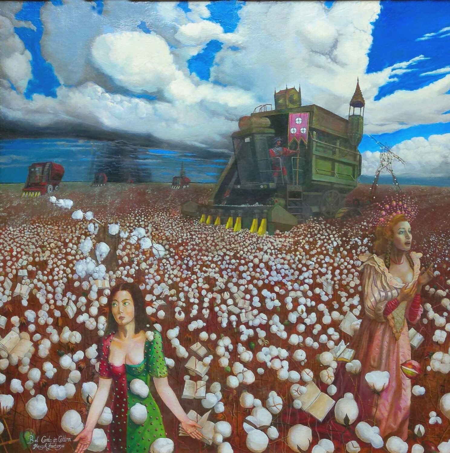Bel Canto in Cotton Henryk Fantazos Originalgemälde zu verkaufen