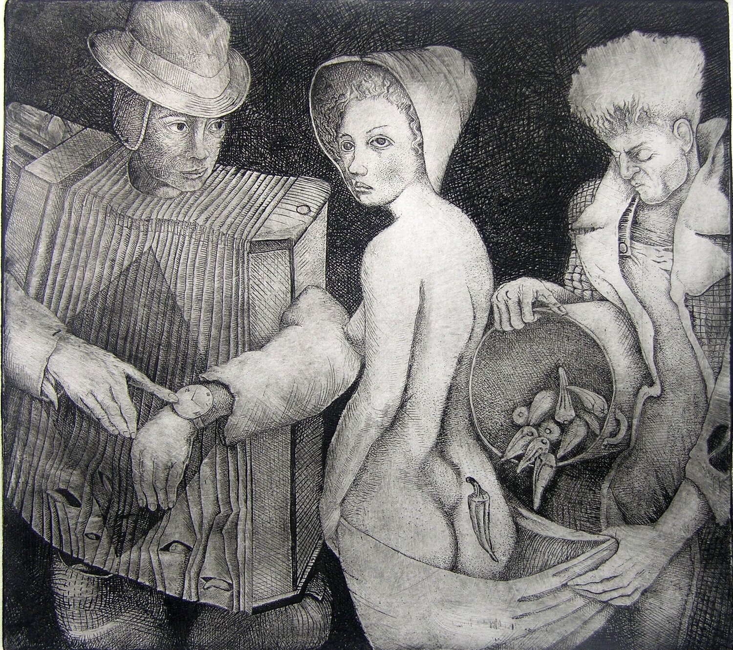 Okra Smugglers Henryk Fantazos Afdruk te koop