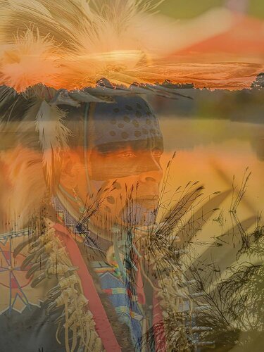 Sunrise Warrior di Richard Mathis, Fotografia in vendita su Singulart