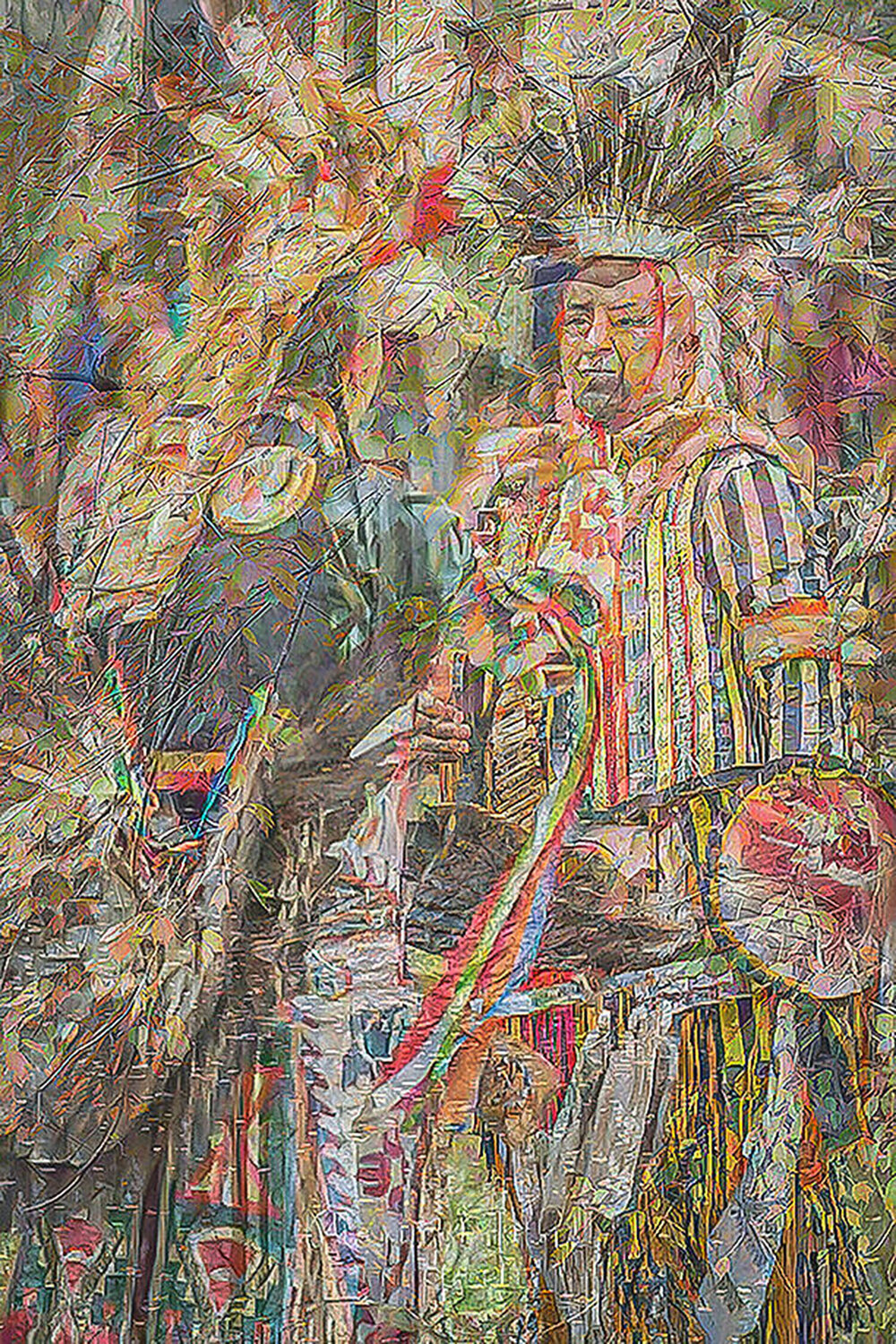 Two Warriors Richard Mathis Fotografie zu verkaufen