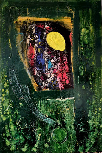 FINESTRA SULLA LUNA par Claudio Ricciolini, Peinture en vente sur Singulart