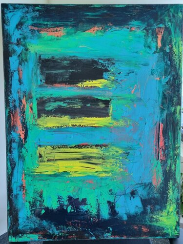 State of blue di Liliana Georgeta Barna, Pittura in vendita su Singulart