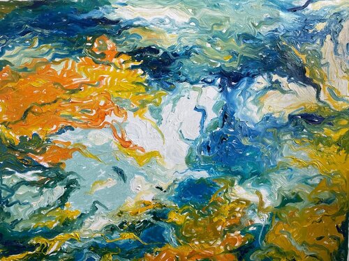 Sky in motion par Liliana Georgeta Barna, Peinture en vente sur Singulart