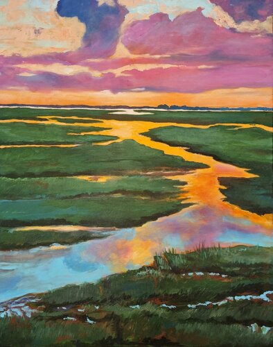 Follow the River von Liliana Georgeta Barna, Malerei kaufen auf Singulart